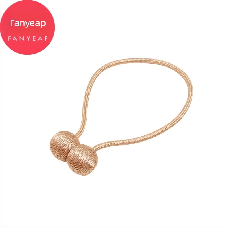 Traka za zavjese s magnetskim zatvaranjem, bez bušenja – platno, moderni minimalistički stil