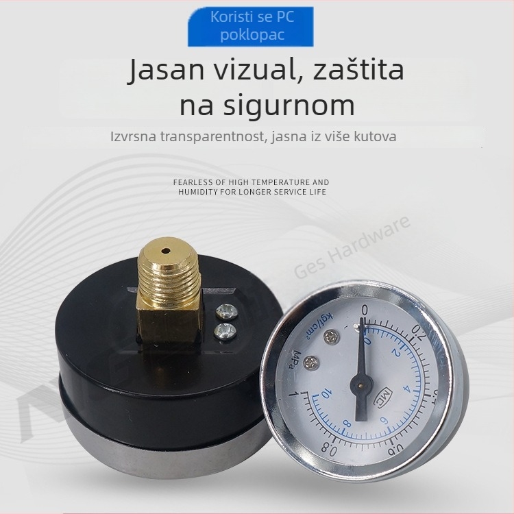 Tlakomjer zraka s točnošću, nominalni promjer 40 mm, raspon 0-1, točnost razred 1.6, model Y40-01, NGS