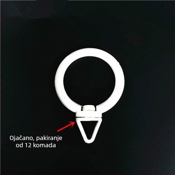 Akrilni zavjesni prsten – kružni tiši prsten za zavjese, moderan minimalistički stil