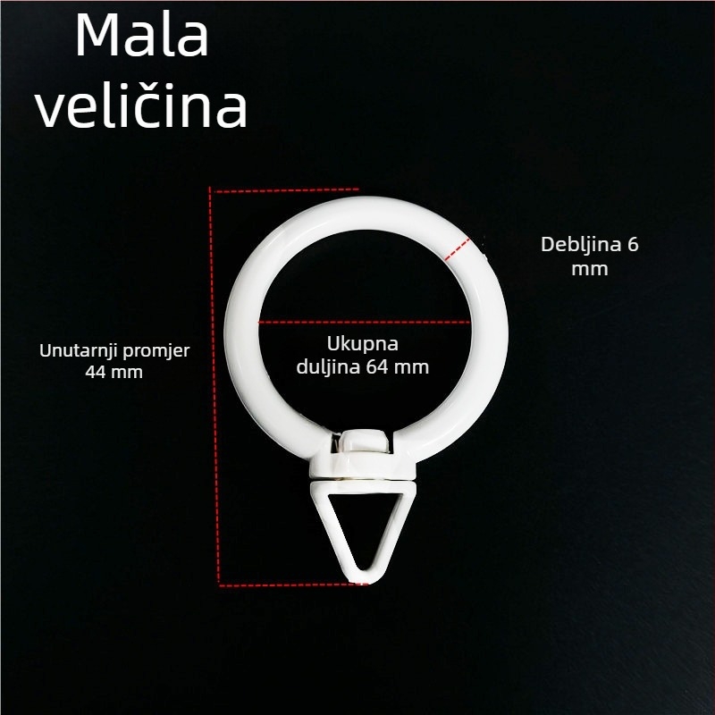 Akrilni zavjesni prsten – kružni tiši prsten za zavjese, moderan minimalistički stil