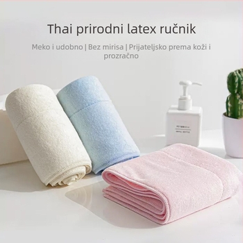 Ručnik za lice Thai Oak Latex bambusovo vlakno, 32 vlakna, 50–80 g