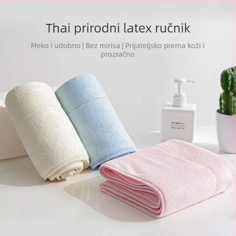 Ručnik za lice Thai Oak Latex bambusovo vlakno, 32 vlakna, 50–80 g