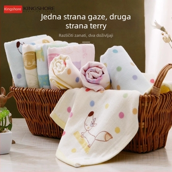 Ručnik za lice od dugovlaknastog pamuka, 16s pređa, 50–80 g, 100% pamuk
