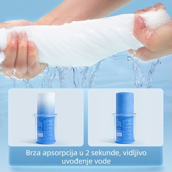 Jednokratni set ručnika za putovanje, pojedinačno pakiran, 100% netkani materijal, brzo upijanje 0–5 s