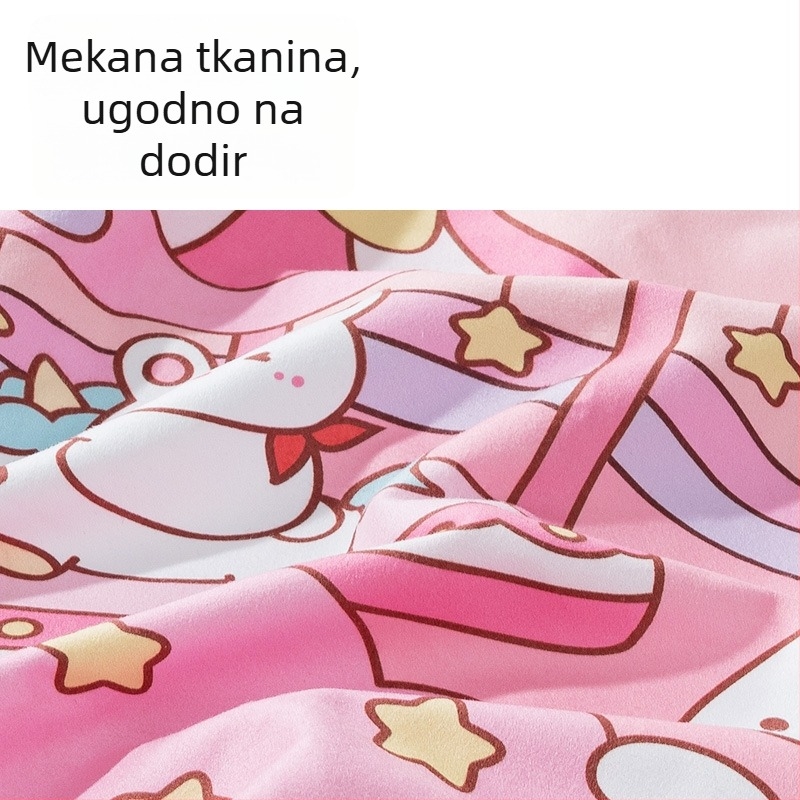 Dječji kapuljačasti ručnik za kupanje — brzo sušenje, poliester, 400–500 g, 120D vlakna, šivanje