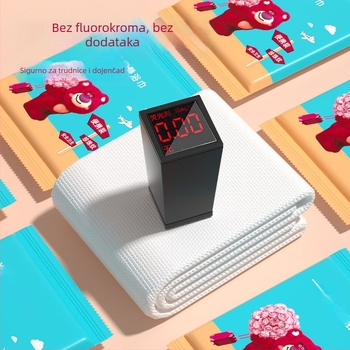 Jednokratne debeli ručnici za kupaonu u velikom paketu, za hotele, bed & breakfast i salone ljepote; materijal: drvena vlakna; glavne sastojke: mulberry svila; apsorpcija 0–5 s; dvostruka upotreba – suho/mokro