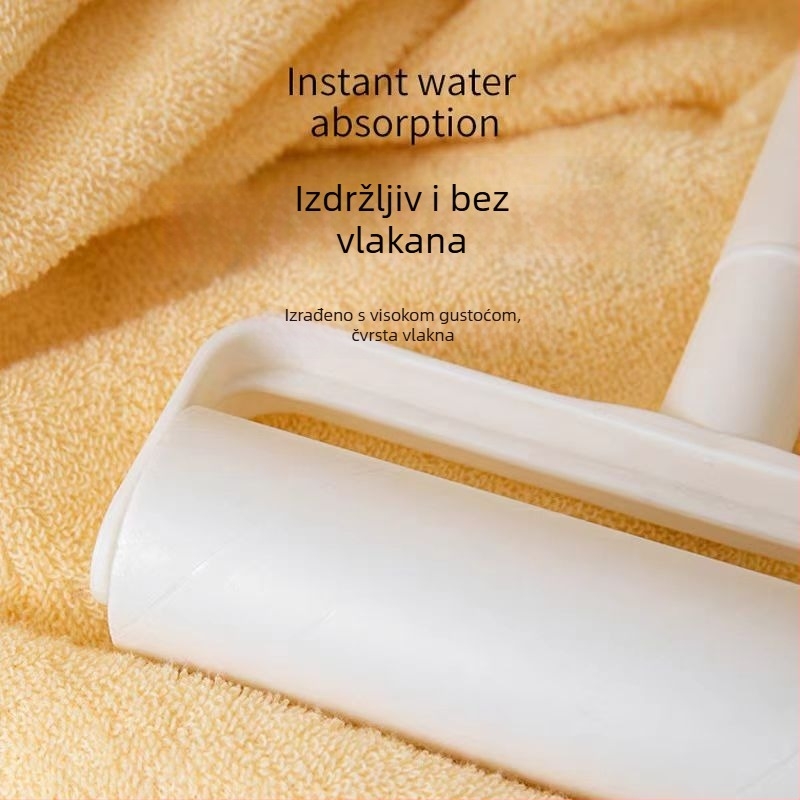 Kupaći ručnik od 100% pamuka, 300–400 g, 32 vlakna, jednostavna tkanina, veći i deblji, omotava cijelo tijelo