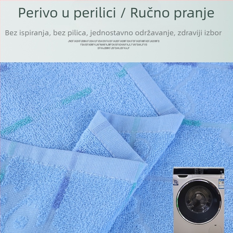 Ljetna pamucna ručnik-deka, 100% pamuk, 1000 g, reaktivno bojanje i jacquard tkanina, moderni minimalistički stil