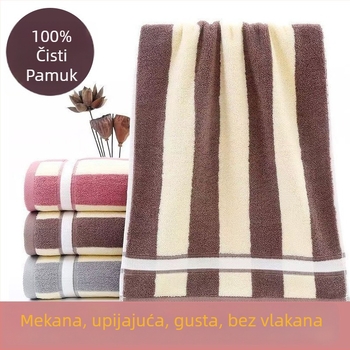 Ručnik za lice od 100% pamuka, 32 vlakana, tkanje jednostavno, gramatura 140–170 g/m², mogućnost prilagodbe