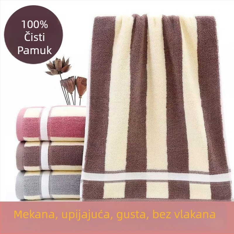Ručnik za lice od 100% pamuka, 32 vlakana, tkanje jednostavno, gramatura 140–170 g/m², mogućnost prilagodbe