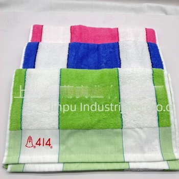 414 pamuk ručnik za lice, 32s pređa, ravna tkanina, težina 80–100 g