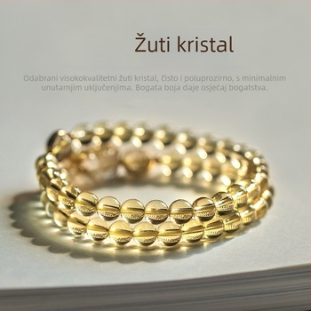 Narukvica od kristala s geometrijskim dizajnom Zhanteng Jewelry, ljetna kolekcija 2022