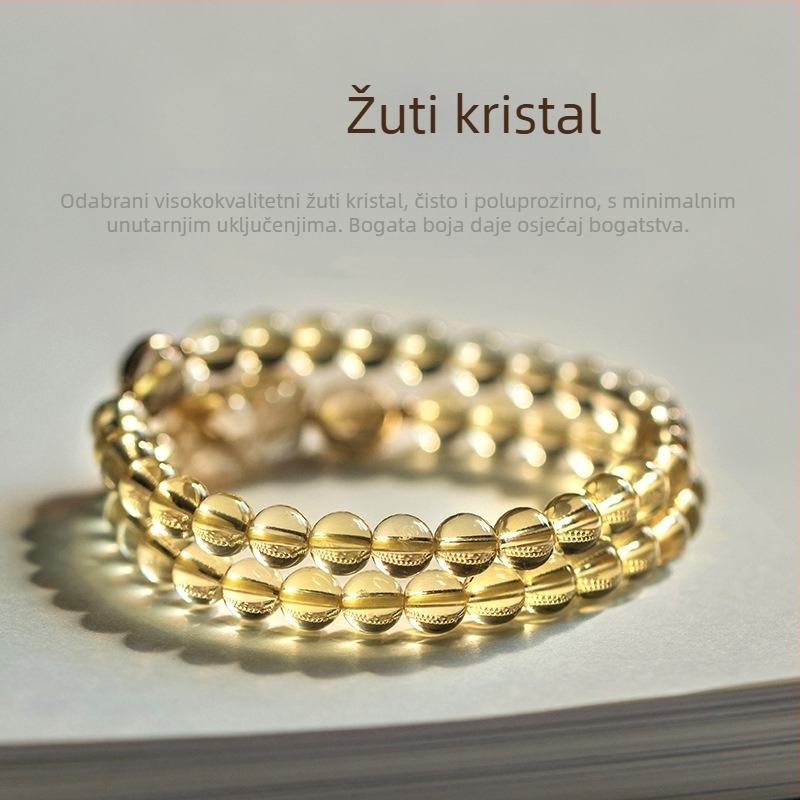 Narukvica od kristala s geometrijskim dizajnom Zhanteng Jewelry, ljetna kolekcija 2022