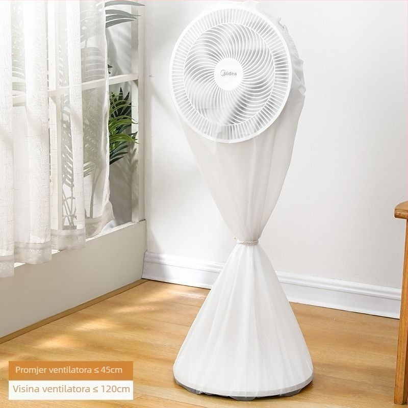 Navlaka za prašinu za električni ventilator, PEVA materijal, univerzalna prilagodba, minimalistički stil, kućna upotreba