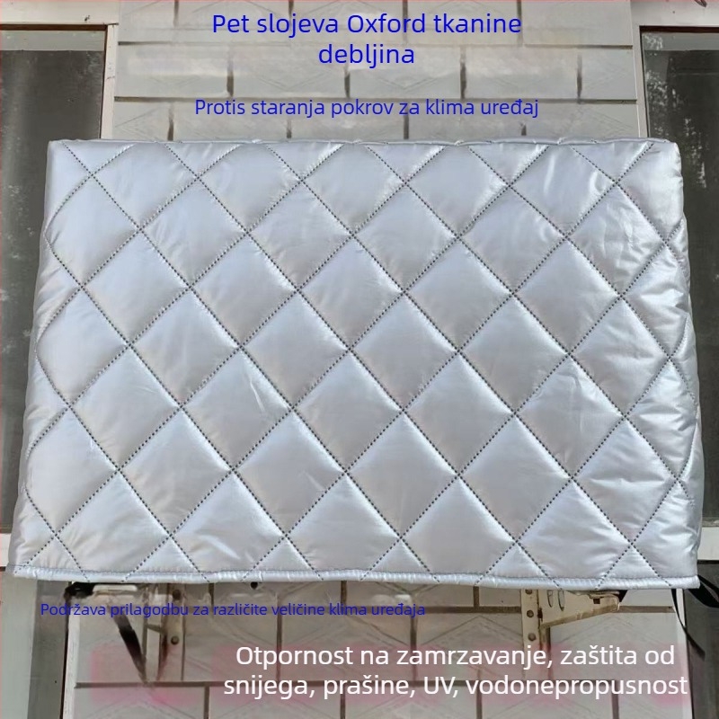 Navlaka za klima-uređaj, elastično poliuretansko vlakno (spandeks); moderan minimalistički stil; zaštitni premaz prašine za klimatni uređaj