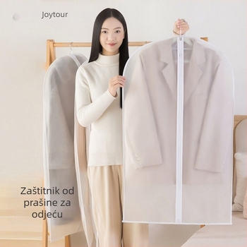 PEVA vrećica za prašinu odjeće, prozorna, periva, za vješanje, otporna na prašinu i vlagu, za kapute i odijela