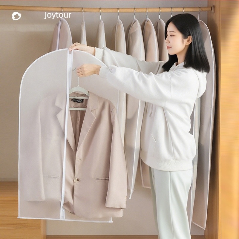 PEVA vrećica za prašinu odjeće, prozorna, periva, za vješanje, otporna na prašinu i vlagu, za kapute i odijela