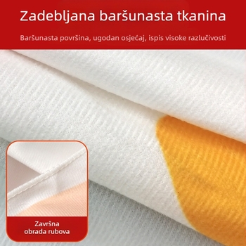 Laneni zidni goblen s geometrijskim apstraktnim uzorkom, pravokutnog oblika, moderni minimalistički stil; dekor za dnevni boravak ili spavaću sobu