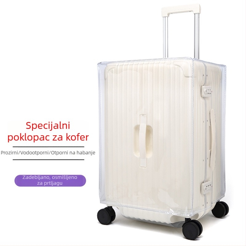 Zaštitni pokrov za prtljagu - PVC, vodootporan i otporan na habanje, kapacitet 20–35 L, gradski minimalistički stil, za aktivnosti na otvorenom