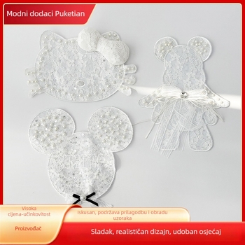 Šivana zakrpa s crtanim mišem i šljokicama za odjeću