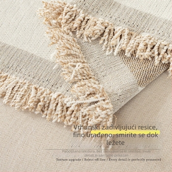 Chenille univerzalna presvlaka za kauč s biljnim uzorkom, minimalistički stil