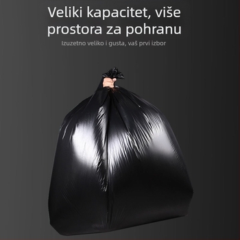 Vreća za smeće od polietilena za komercijalnu upotrebu, nije biološki razgradiva, debela, višekratno upotrebljiva, visok kapacitet