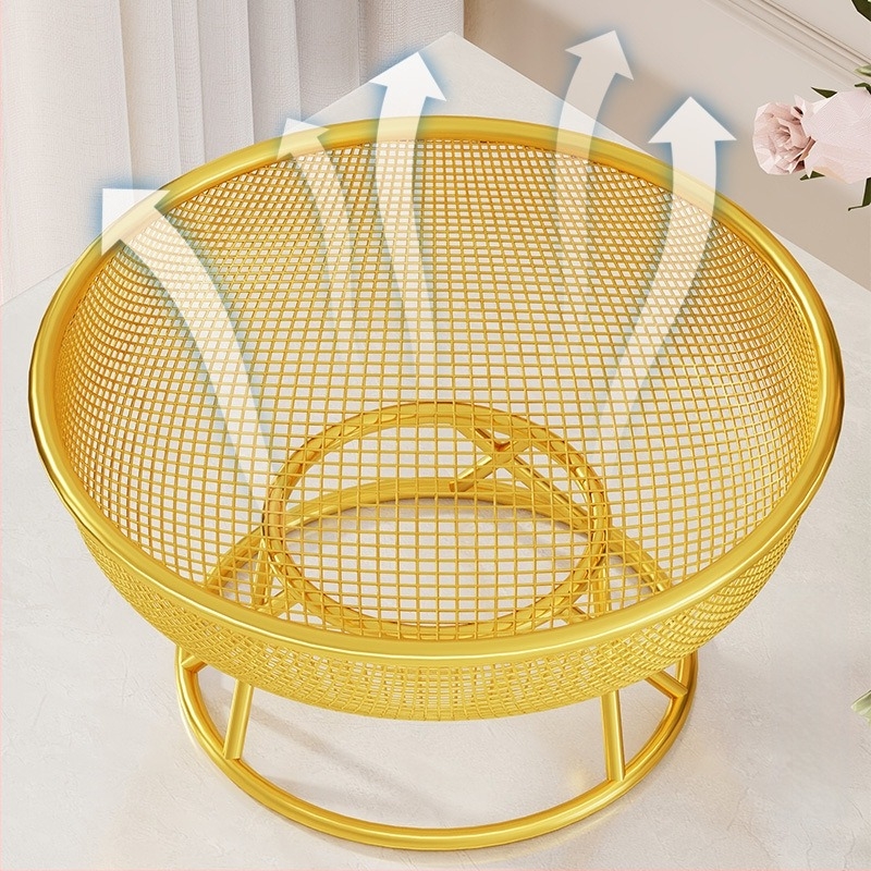 Tava za suho voće za dnevni boravak s odvodnim dizajnom – moderna minimalistička željezna posuda za grickalice i orašaste plodove