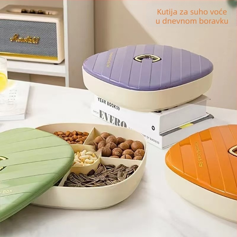 Zhongu plastična košara za voće s poklopcem, novi kineski stil, premium kvaliteta