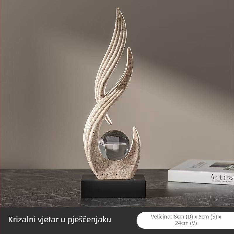Nordijski stil, stolna dekoracija od smole za dnevni boravak i hodnik