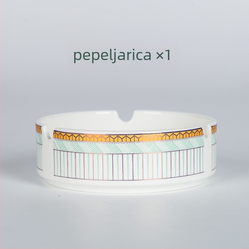 Set zdjela za rižu od bone china, kružni oblik, podglazurna površina, mikrovalna kompatibilnost, tisk logotipa i prilagodba