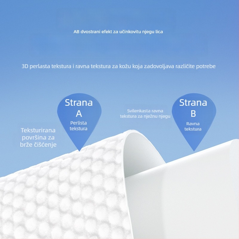 Manhua Jednokratne maramice za lice, zidne, ekstra debele, 130 listova, 100% viskozna vlakna, veličina 19×18 cm, 350 g po komadu