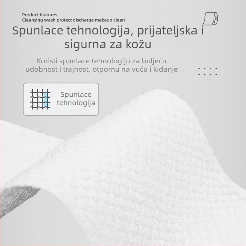 Jednokratne povlačne maramice za lice, debele netkane tkanine, 10 kom, za njegu beba