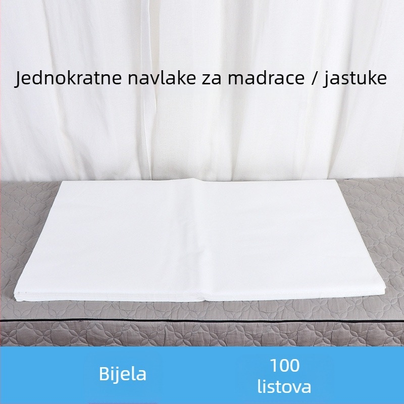 Jednokratna podloga za jastuk u kozmetičkom салону, nepropusna tkanina, vodootporna, jedinstven dizajn, 100 komada, mogućnost prilagodbe