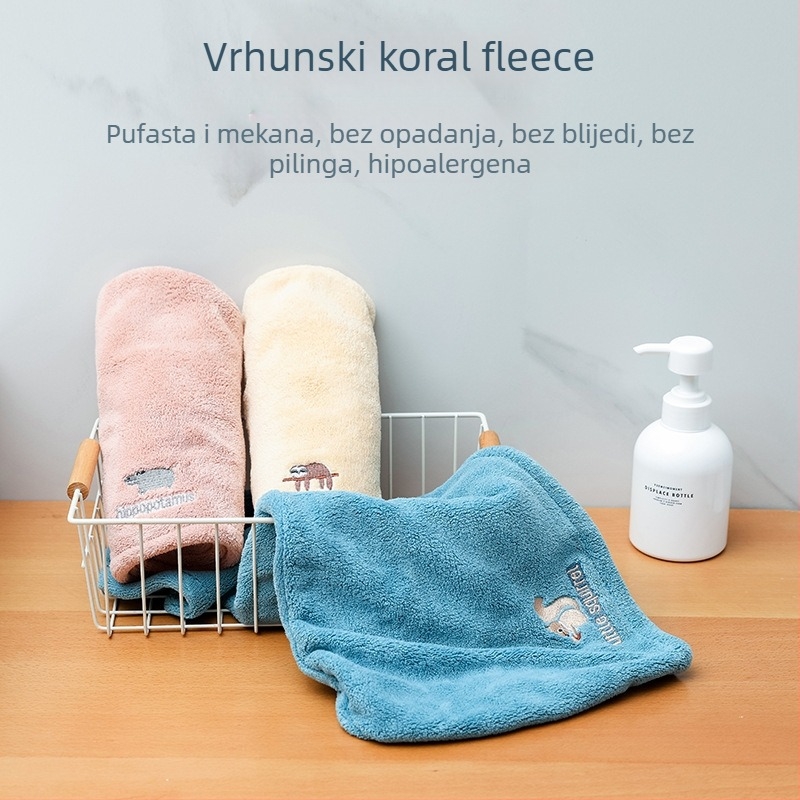 Kapa za kosu od koralnog fleecea, 14 vlakana, završni šav, težina 50–79 g