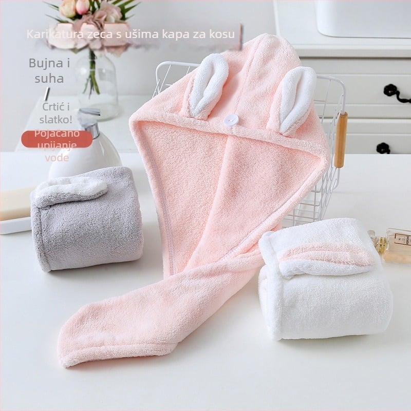 Kapa za kosu od coral flisa, 150D poliester, šivanje i rub, 80-99 g