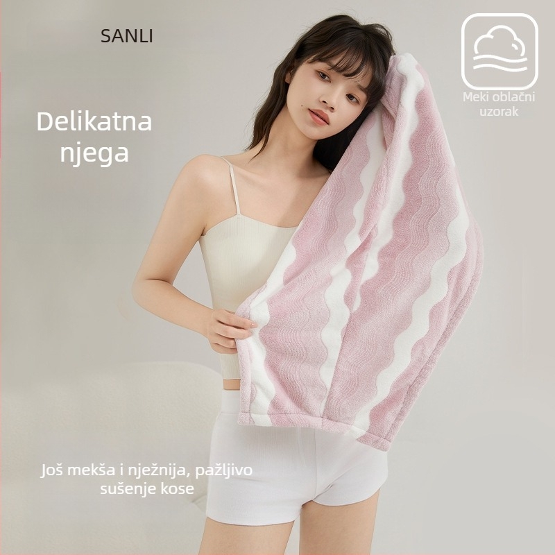 Sanli ručnik- kapa za kosu sa širokim obodom, jacquard konstrukcija, pređa 150d, težina 120–139 g, šifra proizvoda Vh157, za odrasle žene