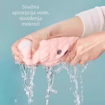 Friendly dječja kapica za sušenje kose, koralni fleks, 120D pređa, 30–49 g