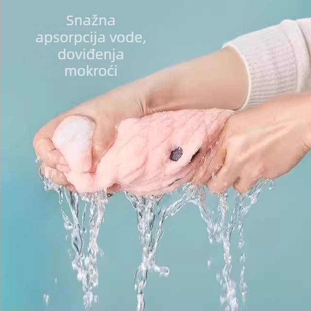 Friendly dječja kapica za sušenje kose, koralni fleks, 120D pređa, 30–49 g