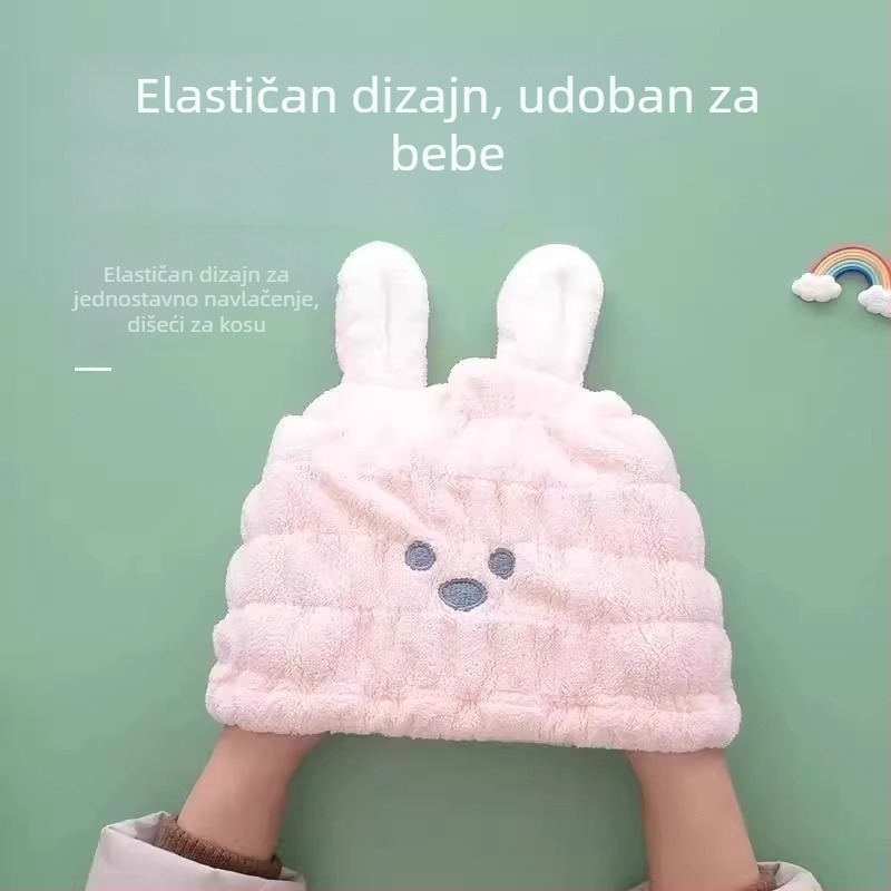 Friendly dječja kapica za sušenje kose, koralni fleks, 120D pređa, 30–49 g