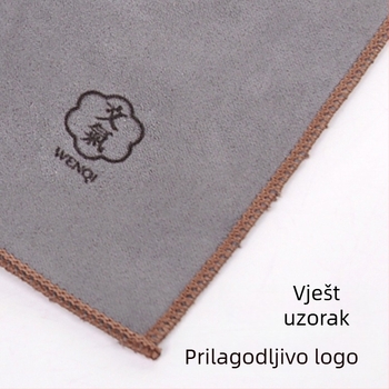Čajna krpa – ekstra duga, upijajuća, od superfinih vlakana, 80 g, upija vodu 26–30 s, s logotipom