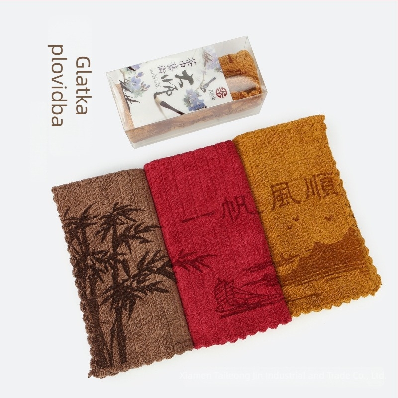 Tailong Gold Tea krpa od ultra-fine vlakana — 60 g, visoka upijanje (5–10 s), tiskovni postupak