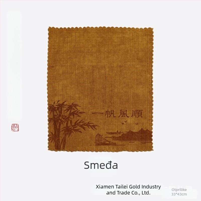 Tailong Gold Tea krpa od ultra-fine vlakana — 60 g, visoka upijanje (5–10 s), tiskovni postupak