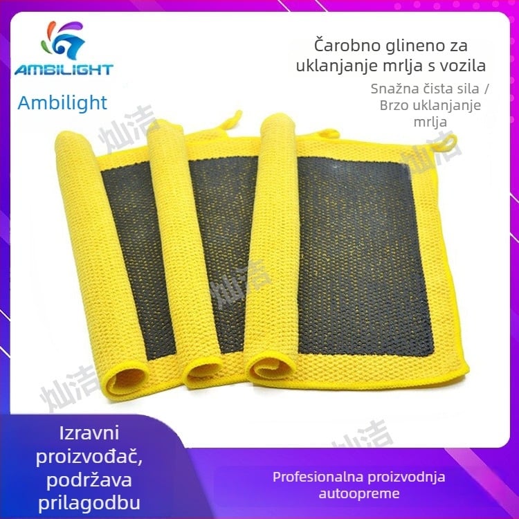 Canjie Krpa za pranje automobila s vulkanskom muljom i polimernim abrazivom