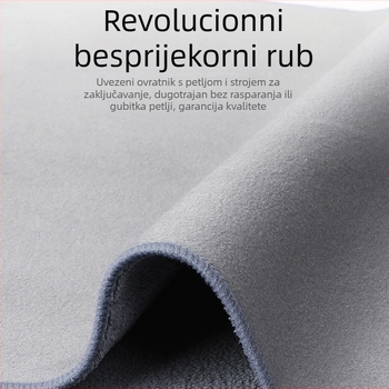 Dvostruka krpa za pranje automobila od suede velura, debela, za čišćenje unutrašnjosti i stakla, 500 g