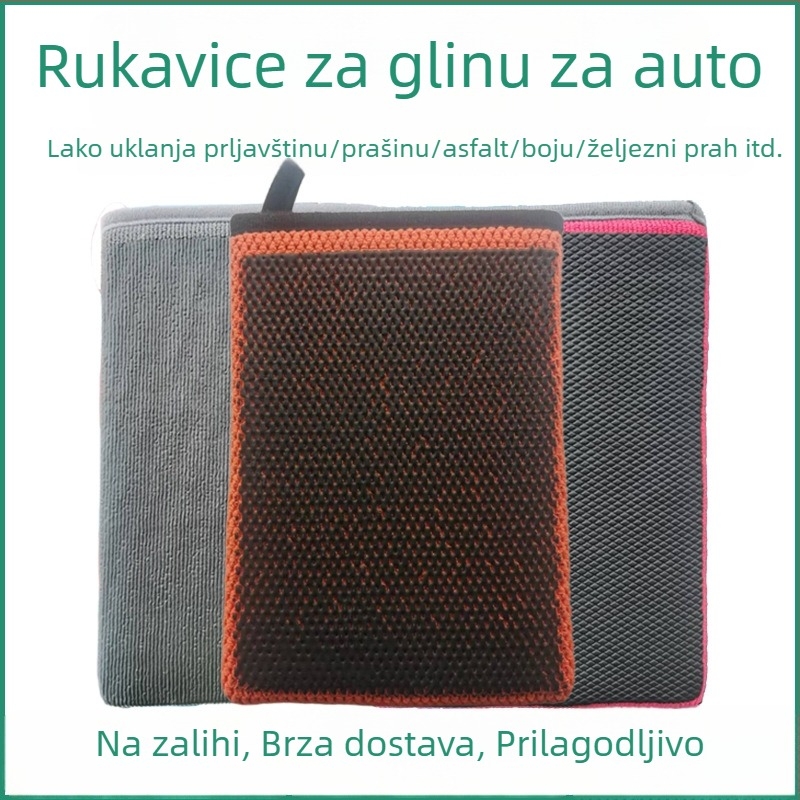 Rukavice od mikrovlakana za detailing automobila – čišćenje clay bara i dekontaminacija površina