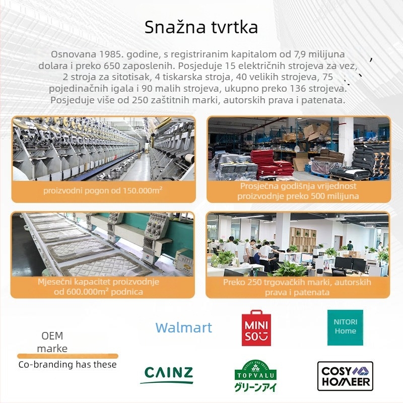 Chenille prostirke za dnevni boravak i spavaću sobu, pravokutne, protivklizne, upijajuće, strojno pranje, poliester, uzorci: pruge ili jedne boje, moderni minimalistički stil