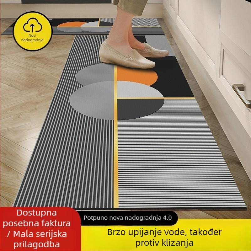 Kuhinjska prostirka od diatomita, upija vodu, antislip, otporna na prljavštinu