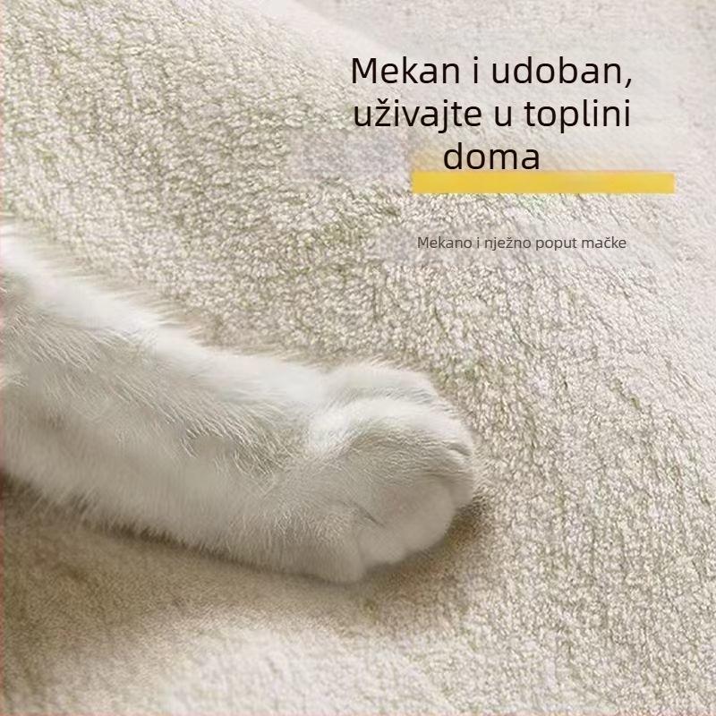 Plišani tepih za prozor u Ins stilu, pravokutnog oblika, uzorci: pruge/jednobojno/crtani likovi, perivo