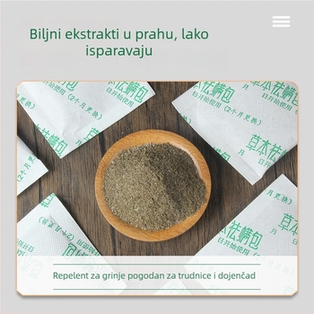 Biljna vrećica za uklanjanje grinja s pelinom za krevete i garderobu, model ynbc6562, materijal: moxa baršun, marka: Wanyi Farmhouse AI