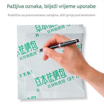 Biljna vrećica za uklanjanje grinja s pelinom za krevete i garderobu, model ynbc6562, materijal: moxa baršun, marka: Wanyi Farmhouse AI